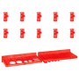 Kit de cajas de almacenaje 29 pzas paneles de pared rojo/negro | Foro24.es | Tu tienda online para hogar, jardín y más Foro24.es