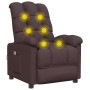 Sillón de masaje eléctrico tela marrón oscuro | Foro24.es | Tu tienda online para hogar, jardín y más Foro24.es