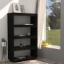 Black pine wood shelving/space divider 80x35x135 cm by vidaXL, Bookcases and shelves - Ref: Foro24-810893, Price: 68,37 €, Di...