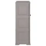 Plastic wardrobe gray wood design 79x43x125 cm by vidaXL, Lockers and storage cabinets - Ref: Foro24-340593, Price: 171,29 €,...