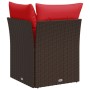 Sofá de jardín esquinero con cojines de ratán sintético marrón von , Outdoor-Sofas - Ref: Foro24-366225, Preis: 94,51 €, Raba...