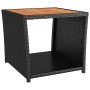 Set comedor de jardín 3 pzas con cojines ratán sintético negro by , Garden sets - Ref: Foro24-3277541, Price: 295,11 €, Disco...
