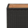 Set comedor de jardín 3 pzas con cojines ratán sintético negro by , Garden sets - Ref: Foro24-3277541, Price: 295,11 €, Disco...