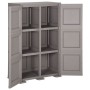 Plastic wardrobe gray wood design 79x43x125 cm by vidaXL, Lockers and storage cabinets - Ref: Foro24-340593, Price: 171,29 €,...