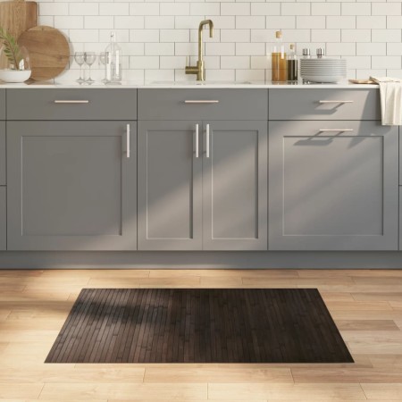Alfombra rectangular bambú marrón oscuro 70x100 cm von , Teppiche - Ref: Foro24-376743, Preis: 16,30 €, Rabatt: %