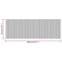 Alfombra rectangular bambú gris 70x200 cm | Foro24.es | Tu tienda online para hogar, jardín y más Foro24.es