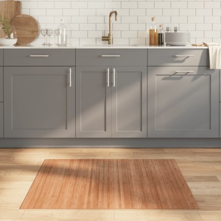 Alfombra rectangular bambú color natural 80x100 cm von , Teppiche - Ref: Foro24-376769, Preis: 18,94 €, Rabatt: %