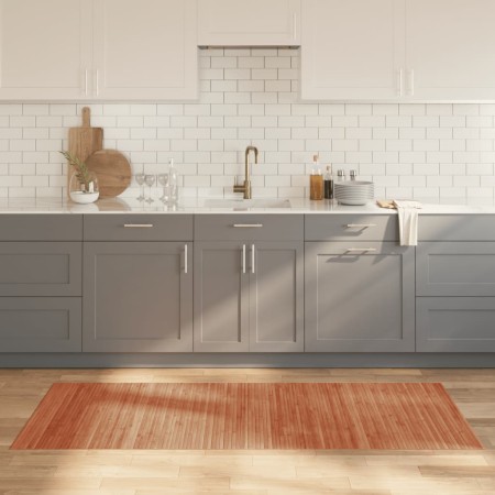 Alfombra rectangular bambú marrón 80x200 cm von , Teppiche - Ref: Foro24-376776, Preis: 31,79 €, Rabatt: %