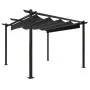 Garden gazebo with retractable roof anthracite gray 3x3 m by vidaXL, Tents and gazebos - Ref: Foro24-318535, Price: 437,95 €,...