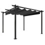 Gartenpavillon mit ausfahrbarem Dach anthrazitgrau 3x3 m von vidaXL, Zelte und Pavillons - Ref: Foro24-318535, Preis: 445,29 ...