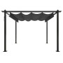 Gartenpavillon mit ausfahrbarem Dach anthrazitgrau 3x3 m von vidaXL, Zelte und Pavillons - Ref: Foro24-318535, Preis: 445,29 ...