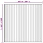 Alfombra cuadrada bambú color natural 100x100 cm von , Teppiche - Ref: Foro24-376937, Preis: 22,28 €, Rabatt: %