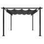 Gartenpavillon mit ausfahrbarem Dach anthrazitgrau 3x3 m von vidaXL, Zelte und Pavillons - Ref: Foro24-318535, Preis: 445,29 ...