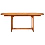 Set de comedor de jardín 7 pzas tela madera maciza beige | Foro24.es | Tu tienda online para hogar, jardín y más Foro24.es