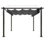 Garden gazebo with retractable roof anthracite gray 3x3 m by vidaXL, Tents and gazebos - Ref: Foro24-318535, Price: 445,29 €,...