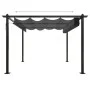Garden gazebo with retractable roof anthracite gray 3x3 m by vidaXL, Tents and gazebos - Ref: Foro24-318535, Price: 437,95 €,...