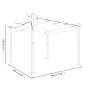 Garden gazebo with retractable roof anthracite gray 3x3 m by vidaXL, Tents and gazebos - Ref: Foro24-318535, Price: 437,95 €,...