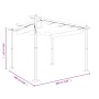 Gartenpavillon mit ausfahrbarem Dach anthrazitgrau 3x3 m von vidaXL, Zelte und Pavillons - Ref: Foro24-318535, Preis: 445,29 ...