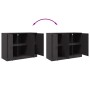 Aparador de acero negro 99x39x73 cm von , Sideboards - Ref: Foro24-841721, Preis: 161,40 €, Rabatt: %