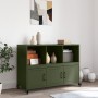 Aparador de acero verde oliva 100,5x39x72 cm by , Sideboards - Ref: Foro24-846738, Price: 162,60 €, Discount: %