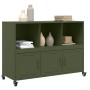 Aparador de acero verde oliva 100,5x39x72 cm by , Sideboards - Ref: Foro24-846738, Price: 162,60 €, Discount: %