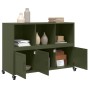Aparador de acero verde oliva 100,5x39x72 cm by , Sideboards - Ref: Foro24-846738, Price: 162,60 €, Discount: %