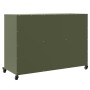 Aparador de acero verde oliva 100,5x39x72 cm by , Sideboards - Ref: Foro24-846738, Price: 162,60 €, Discount: %