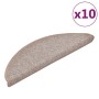 Alfombrillas de escalera 10 unidades marrón claro 56x17x3 cm by , Stair mats - Ref: Foro24-149739, Price: 43,45 €, Discount: %