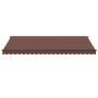 Toldo retráctil manual marrón 500x300 cm by , Awnings - Ref: Foro24-3215707, Price: 312,23 €, Discount: %