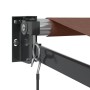 Toldo retráctil manual marrón 500x300 cm by , Awnings - Ref: Foro24-3215707, Price: 312,23 €, Discount: %