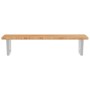 Estante de lavabo de pared de acero y madera maciza de roble by , bathroom vanities - Ref: Foro24-3302398, Price: 113,72 €, D...