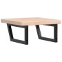 Estante de lavabo de pared de acero y madera maciza de roble by , bathroom vanities - Ref: Foro24-3302391, Price: 91,13 €, Di...