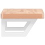 Estante de lavabo de pared de acero y madera maciza de haya by , bathroom vanities - Ref: Foro24-3302326, Price: 68,50 €, Dis...