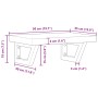 Estante de lavabo de pared de acero y madera maciza de haya by , bathroom vanities - Ref: Foro24-3302326, Price: 68,50 €, Dis...