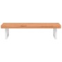 Estante de lavabo de pared de acero y madera maciza de haya by , bathroom vanities - Ref: Foro24-3302372, Price: 110,67 €, Di...
