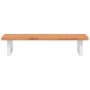Estante de lavabo de pared de acero y madera maciza de haya by , bathroom vanities - Ref: Foro24-3302364, Price: 75,42 €, Dis...