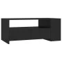 Black engineered wood coffee table 102x55x42 cm by vidaXL, Coffee table - Ref: Foro24-810918, Price: 90,93 €, Discount: %