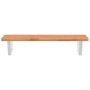 Estante de lavabo de pared de acero y madera maciza de haya by , bathroom vanities - Ref: Foro24-3302366, Price: 73,60 €, Dis...