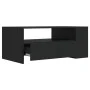Black engineered wood coffee table 102x55x42 cm by vidaXL, Coffee table - Ref: Foro24-810918, Price: 90,93 €, Discount: %