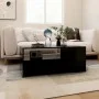Black engineered wood coffee table 102x55x42 cm by vidaXL, Coffee table - Ref: Foro24-810918, Price: 90,93 €, Discount: %