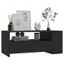 Black engineered wood coffee table 102x55x42 cm by vidaXL, Coffee table - Ref: Foro24-810918, Price: 87,08 €, Discount: %