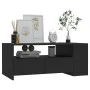 Black engineered wood coffee table 102x55x42 cm by vidaXL, Coffee table - Ref: Foro24-810918, Price: 90,93 €, Discount: %