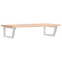 Estante de lavabo de pared de acero y madera maciza de haya by , bathroom vanities - Ref: Foro24-3302434, Price: 106,23 €, Di...