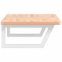 Estante de lavabo de pared de acero y madera maciza de haya by , bathroom vanities - Ref: Foro24-3302434, Price: 106,23 €, Di...