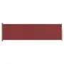 Red garden retractable side awning 180x600 cm by vidaXL, Umbrellas - Ref: Foro24-317967, Price: 102,83 €, Discount: %