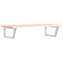 Estante de lavabo de pared de acero y madera maciza de roble by , bathroom vanities - Ref: Foro24-3302602, Price: 94,54 €, Di...