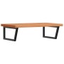 Estante de lavabo de pared de acero y madera maciza de haya | Foro24.es | Tu tienda online para hogar, jardín y más Foro24.es