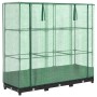 Arriate con cubierta invernadero aspecto ratán 120x40x123 cm von , Töpfe und Pflanzgefäße - Ref: Foro24-4015811, Preis: 76,68...