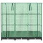 Arriate con cubierta invernadero aspecto ratán 120x40x123 cm von , Töpfe und Pflanzgefäße - Ref: Foro24-4015811, Preis: 76,68...