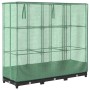 Arriate con cubierta invernadero aspecto ratán 120x40x123 cm von , Töpfe und Pflanzgefäße - Ref: Foro24-4015811, Preis: 76,68...